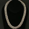 Sterling silver chain with pearls